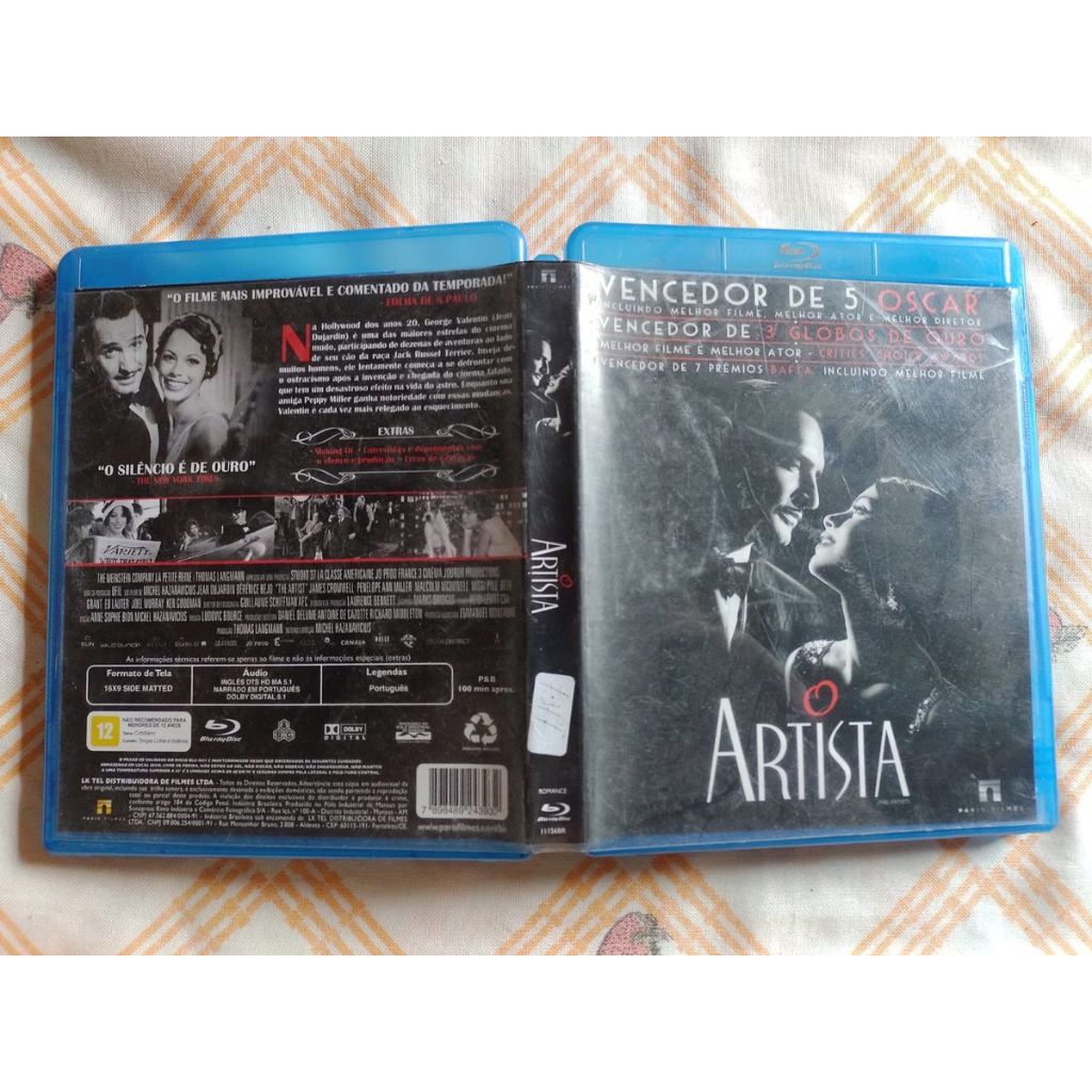 O Artista - Bluray Filme Narrado Em Português
