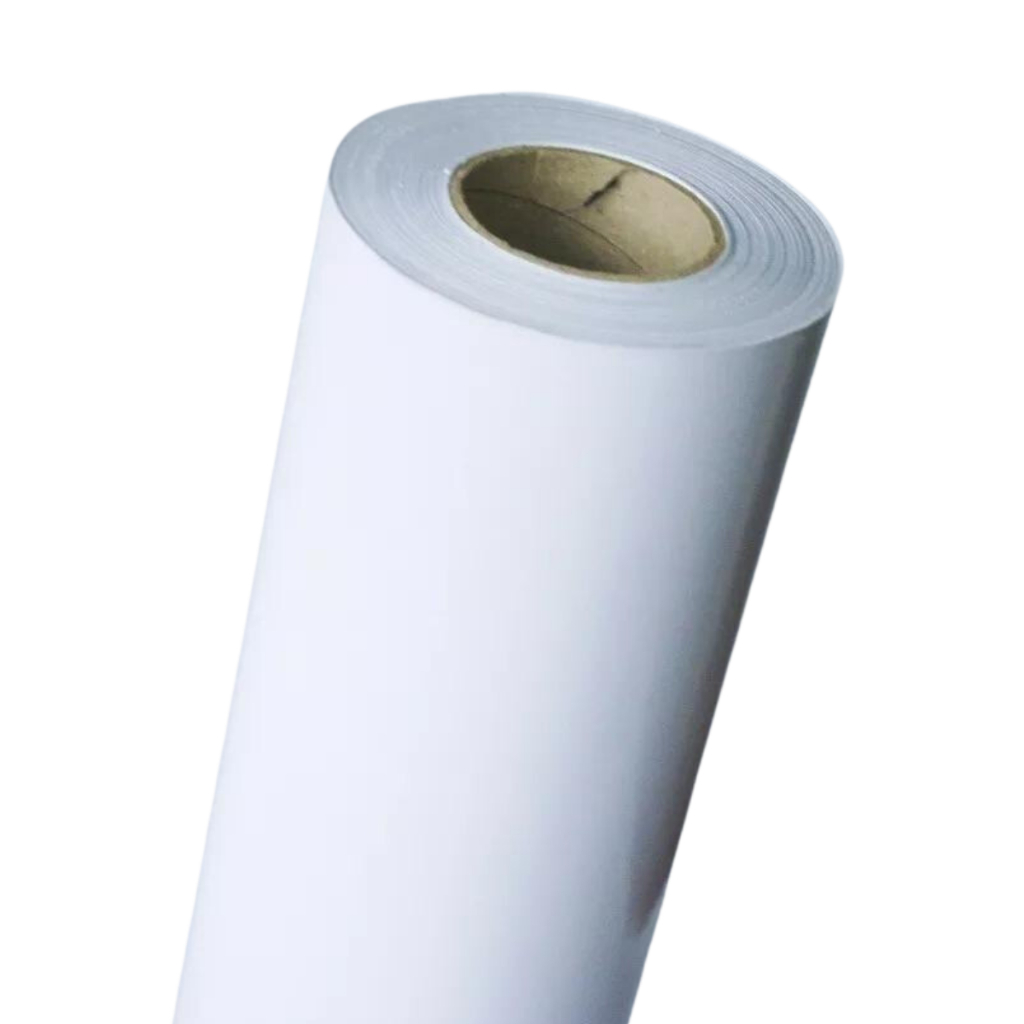 Adesivo Rolo Vinil Branco Fosco Impressão 1,27m X50 Metros