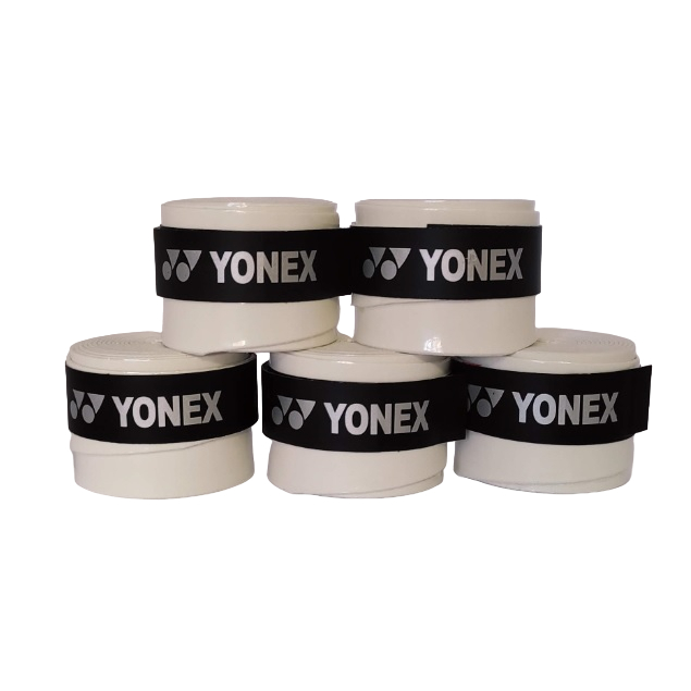 Over Grip Yonex Super Grap 5 Unidades Branco Beach Tênis
