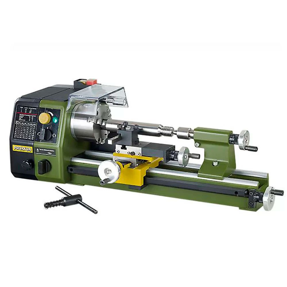 Torno Mecânico de Precisão Proxxon PD250/E 24002 220V para Usinagem Precisa em Metal Profissional
