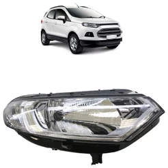 Farol Dianteiro Ecosport 2013 2014 2015 2016 Máscara Cromada