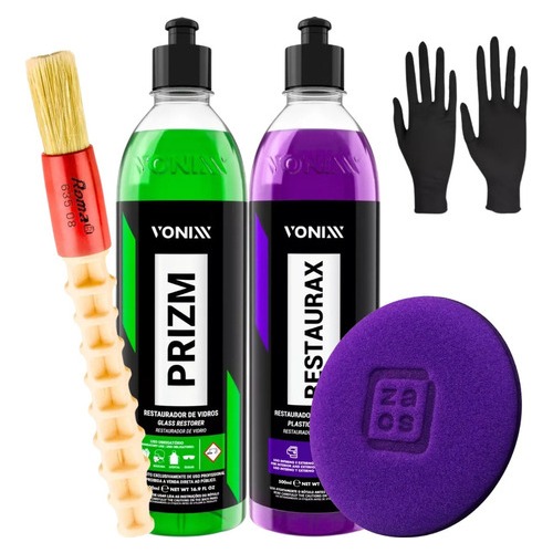Kit Prizm Restaurador Vidro Vonixx Revitalizador Restaurax em Oferta na Shopee