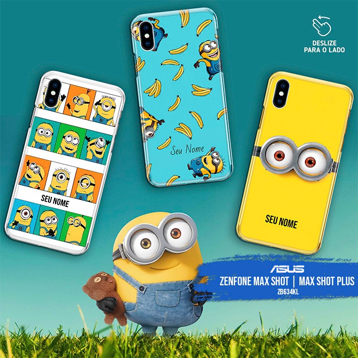 Capa Capinha  - Zenfone Max Shot / Max Shot Plus - ZB634KL - Minions