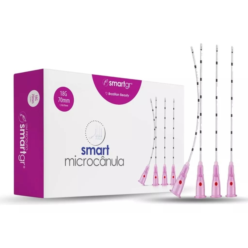 Smart Micro Cânula Sc18g/70mm Cx Com 10un Smart Gr em Oferta na Shopee