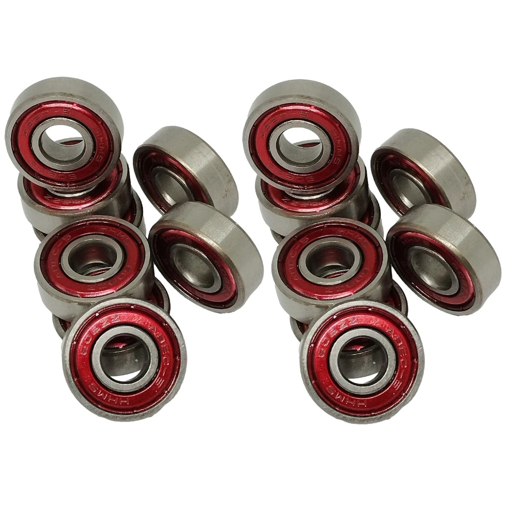 20 Rolamentos Abec 5 608zz 8x22x7 Kit 20 Rolamento Abec-5 Skate Patins Patinete Roller Spinner - Skateshop Logboard