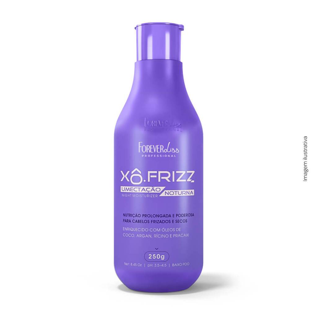 Umectação Noturna Xô Frizz Forever Liss 250g - Beauty