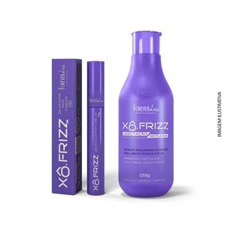 Kit Modelador de Fios e Umectação Noturna Xô Frizz Forever Liss