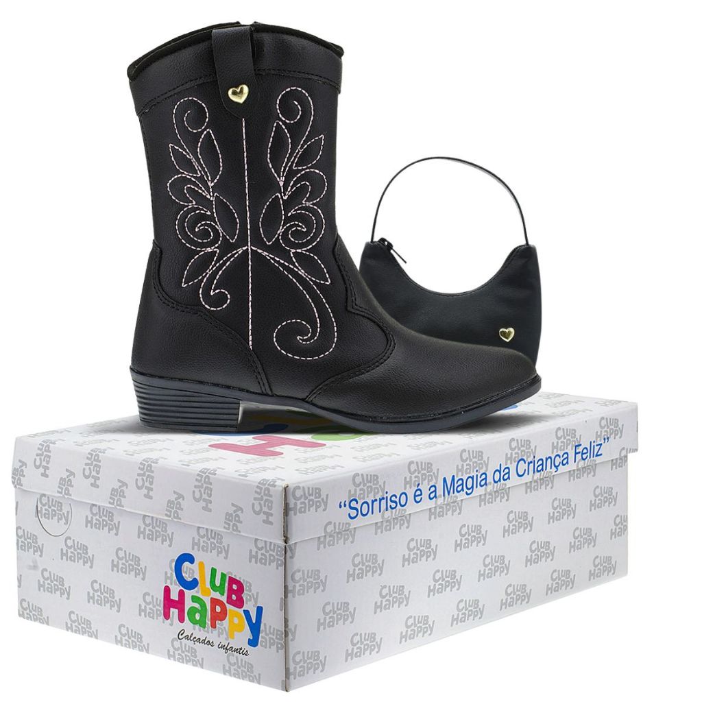 Bota Infantil Feminina Botinha De Menina Bota Infantil Menina Com Bolsinha Ana Castela