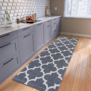 Tapete Passadeira 2,00m x 45cm Antiderrapante para Cozinha Quarto Corredor Cinza Geométrico em Oferta na Shopee