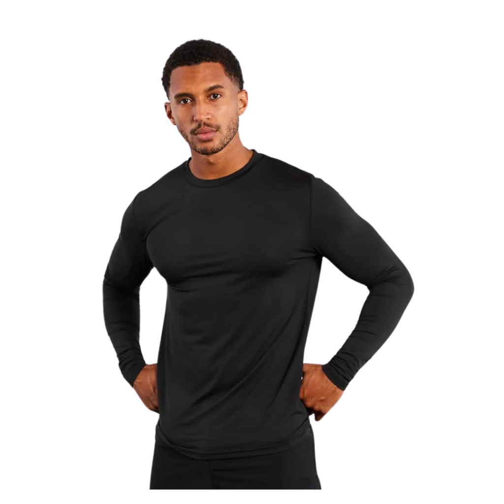 Camisa Térmica Proteção Uv 50+ Segunda Pele Camiseta Blusa Malha Fria Unissex Academia Manga Longa