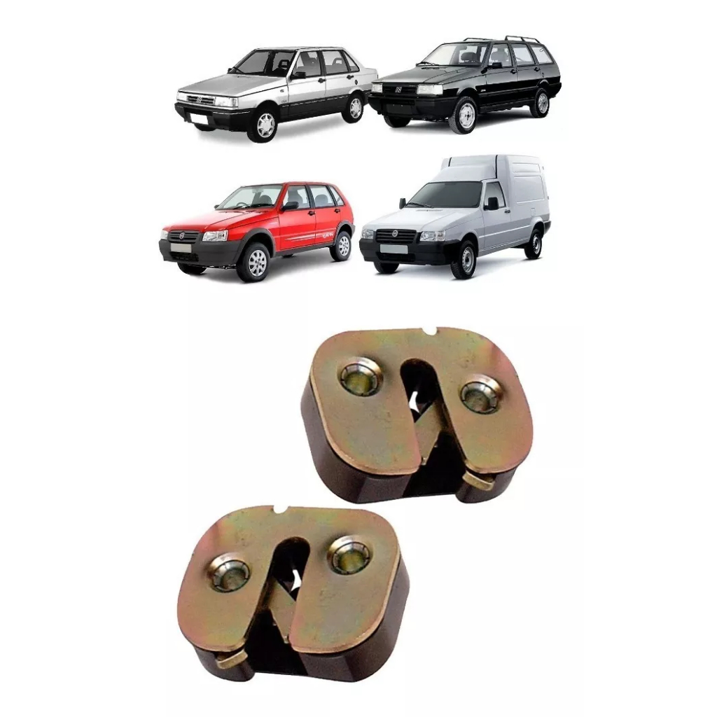 Par Fechadura Externa Porta Dianteira Uno 95 a 2010 Mille até 2014 Premio Elba 4P Fiorino até 2013