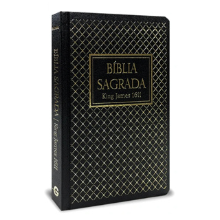 Bíblia Sagrada | King James 1611 | Letra Normal | Semi-Luxo | Preta em Oferta na Shopee