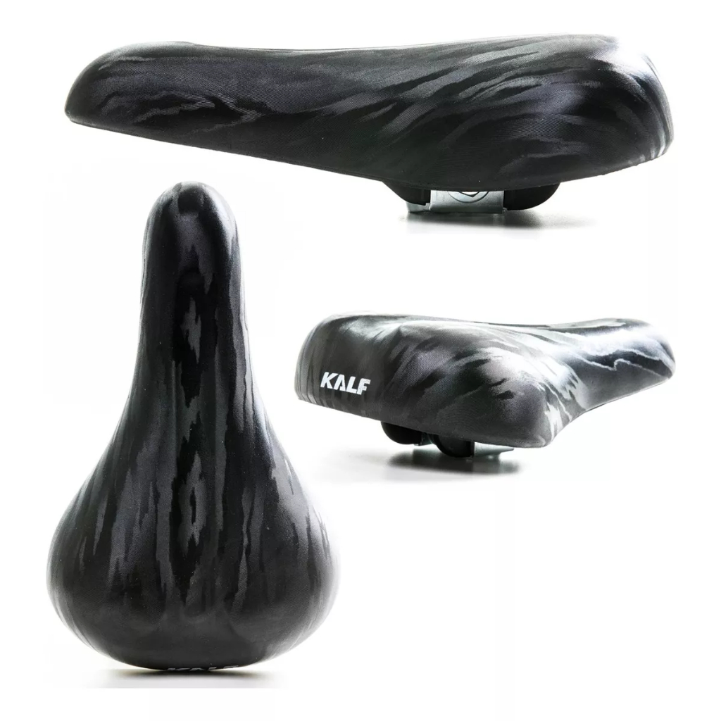 Selim Banco Bike Kalf Pu Kf-307 Preto Safari Com Carrinho em Oferta na Shopee