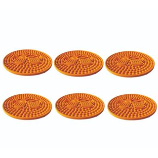 6 Porta Copos Lavável Emborrachados Descanso Flexível Mesa Cozinha Bar em Oferta na Shopee