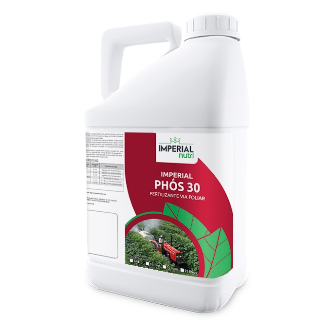 Adubo Foliar Fósforo Phos 30% Fosforo Milho e Pasto - 5 litros - Imperial Nutri