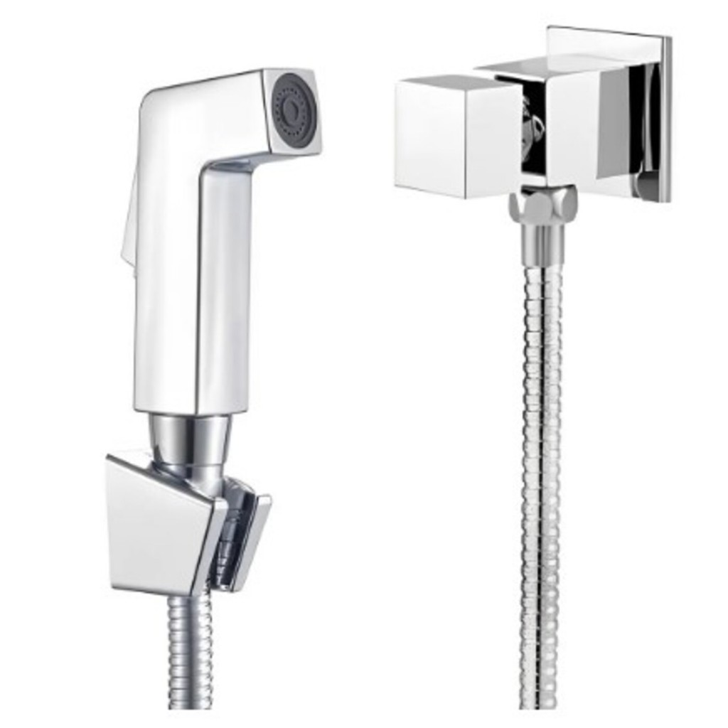 Ducha Higiênica Quadrada de Inox Para Banheiro, Ducha de Luxo Intima, Bidê, Chuveirinho de mão em Oferta na Shopee