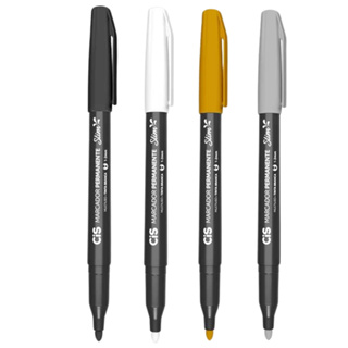 Caneta Marcador Permanente Slim Cis - ESOLHA A COR em Oferta na Shopee