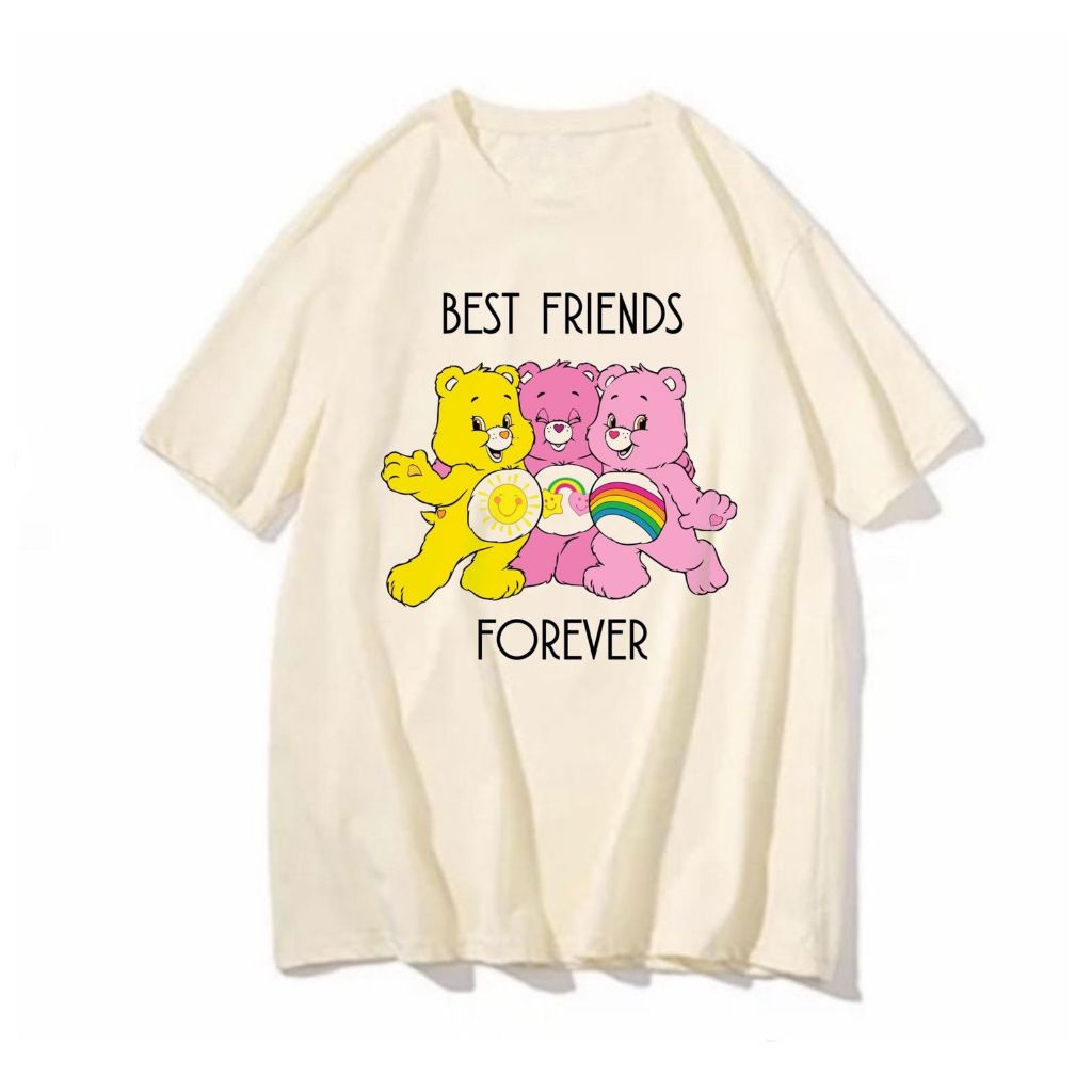 Camiseta Ursinhos carinhosos Best Friend blusa feminina masculina bests Bf camisa couple amigos divertida vintage art