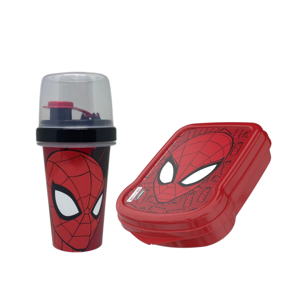 Kit Lanche Infantil Sanduicheira Mini Shakeira 320ml - Plasutil