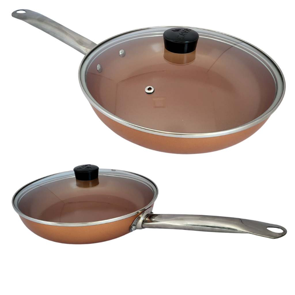 Frigideira 24cm Cerâmica Antiaderente Titânio com Tampa: Onde Comprar | BuscaProdutos