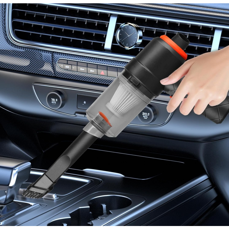 Aspirador de Pó Portátil para Carro Sem Fio Aspirador Automotivo Recarregável Alta Potência