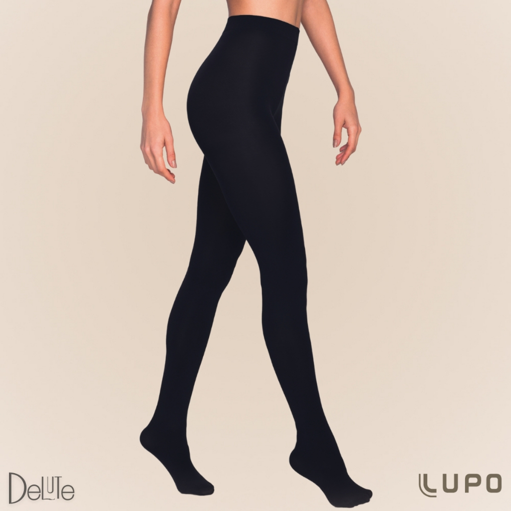 Kit com 2 Meias Calca Lupo Loba Classic Reforcadas em Poliamida para o Inverno ref: 5858 Cor Preta em Oferta na Shopee