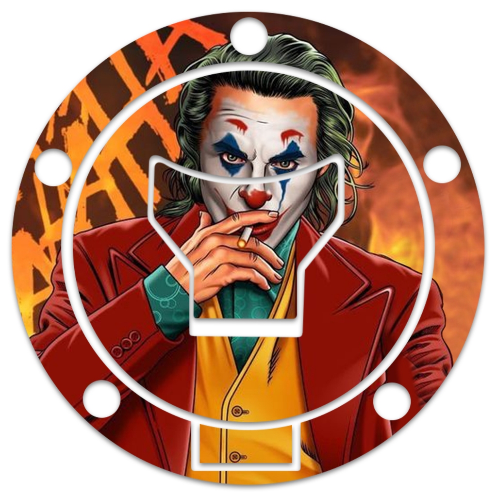 Adesivo Tampa Tanque Moto CG Titan Start Fan 160 Sticker Coringa Joker Hahaha