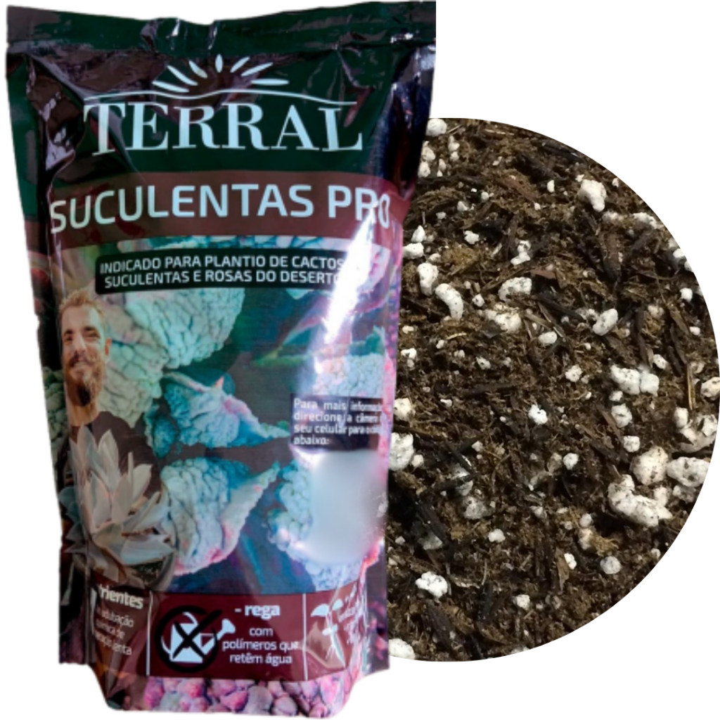 Substrato Cactos E Suculentas Pro 3l  -  Terral