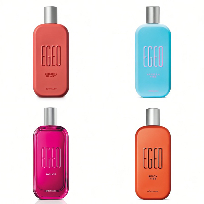 Colônia Egeo O Boticário 90ml Várias Opções Spicy Vibe Vanilla Dolce Cherry