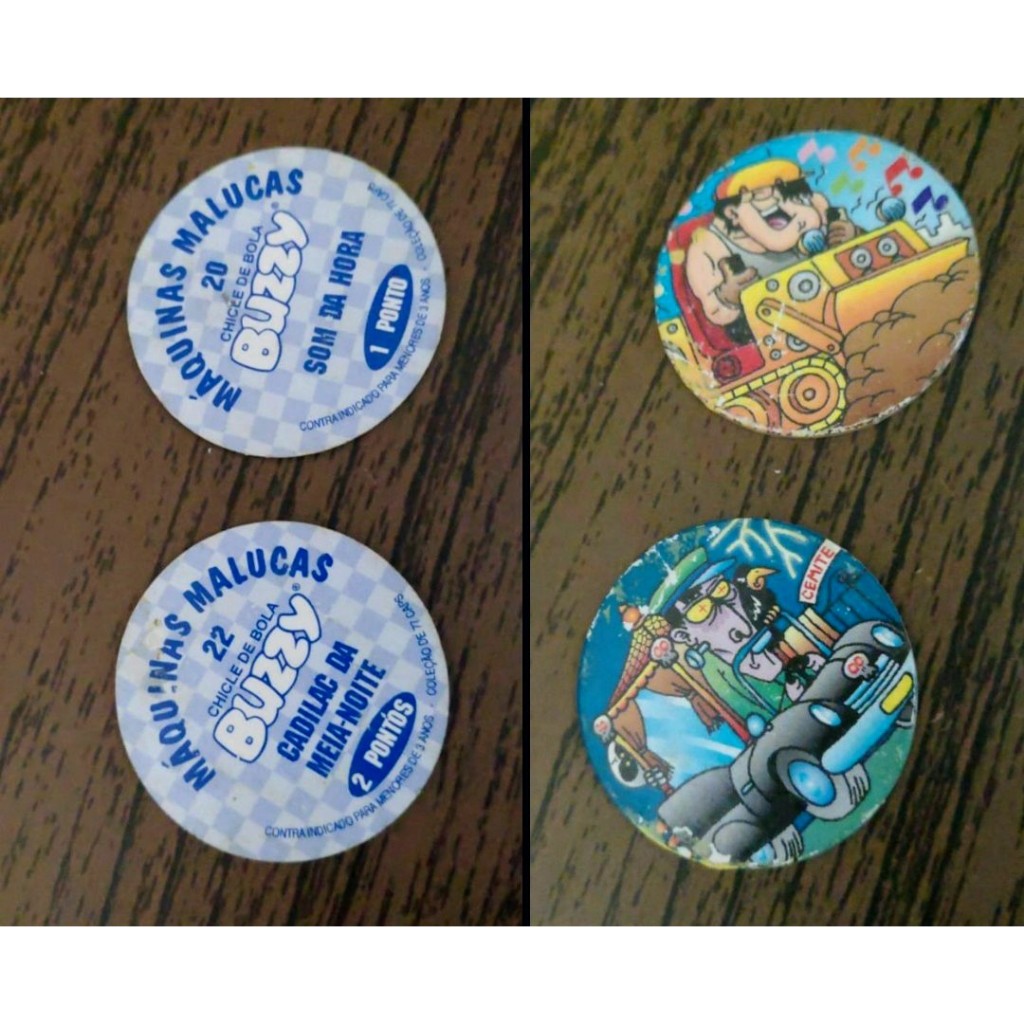 Tazos Buzzy Caps - maquinas malucas