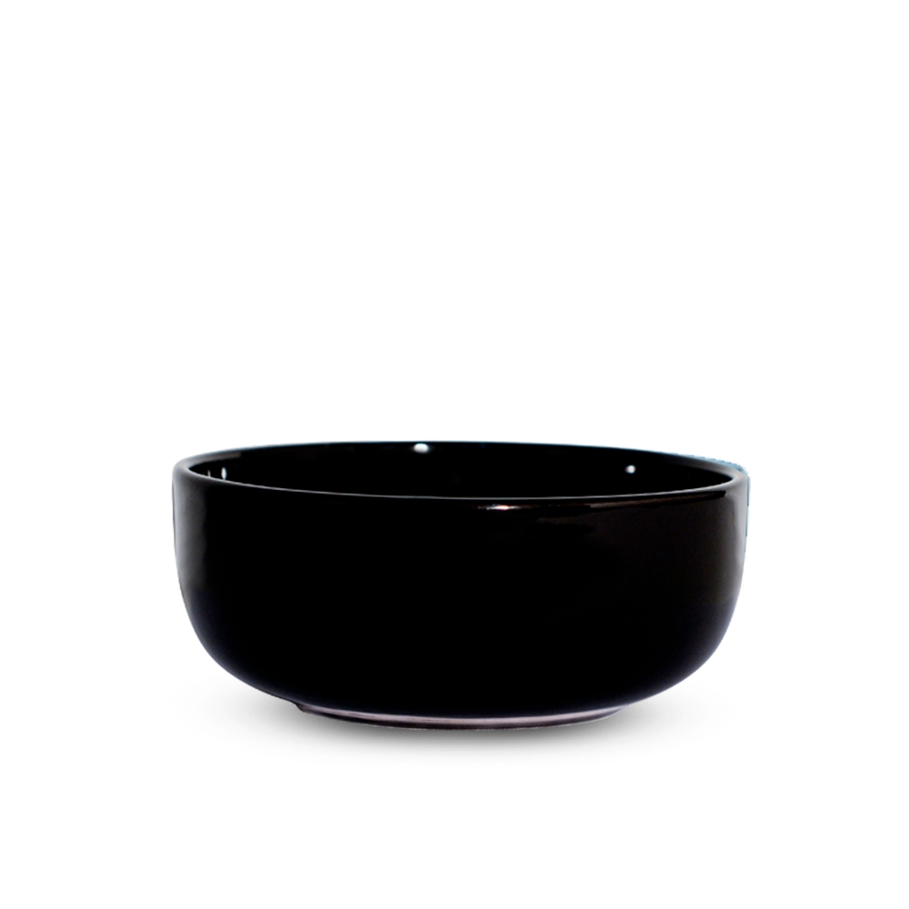 Bowl Tigela Cumbuca Sopas Caldos e Sobremesas Preto 700 ML