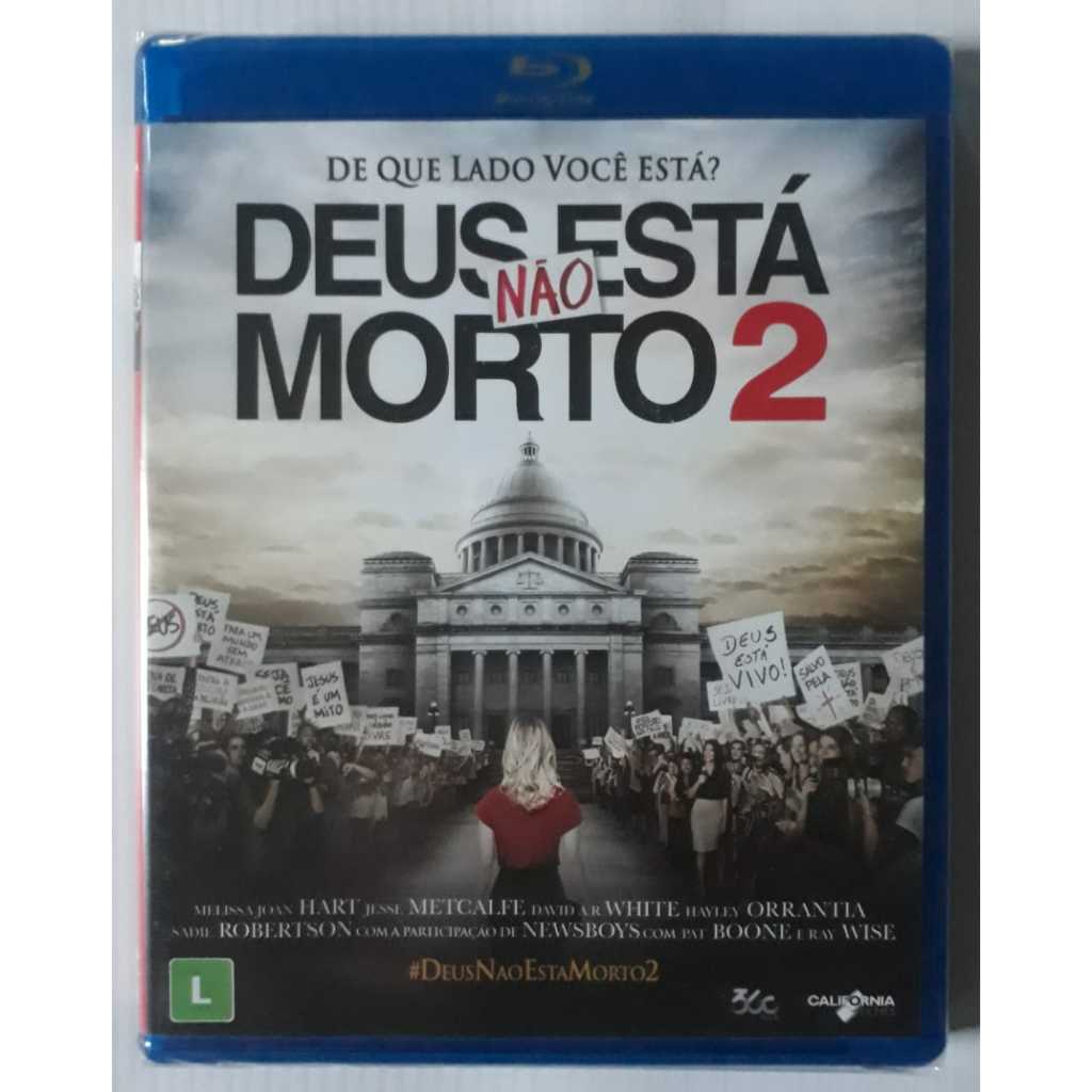 Blu-ray Deus Não Está Morto 2 - Jesse Metcalfe - Original e Lacrado