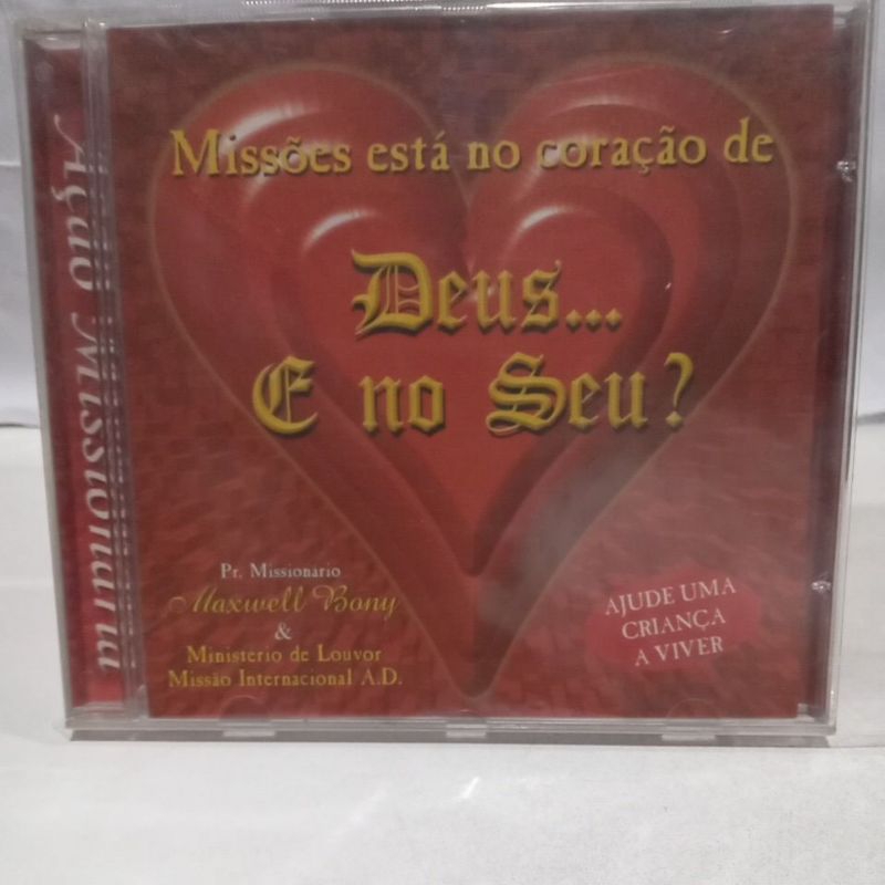 CD MINISTÉRIO DE LOUVOR -MISSÕES ESTÁ NO CORAÇÃO DE DEUS...E NO SEU?