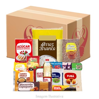 Cesta Básica De Alimentos - Completa Com Produtos Variados em Oferta na Shopee