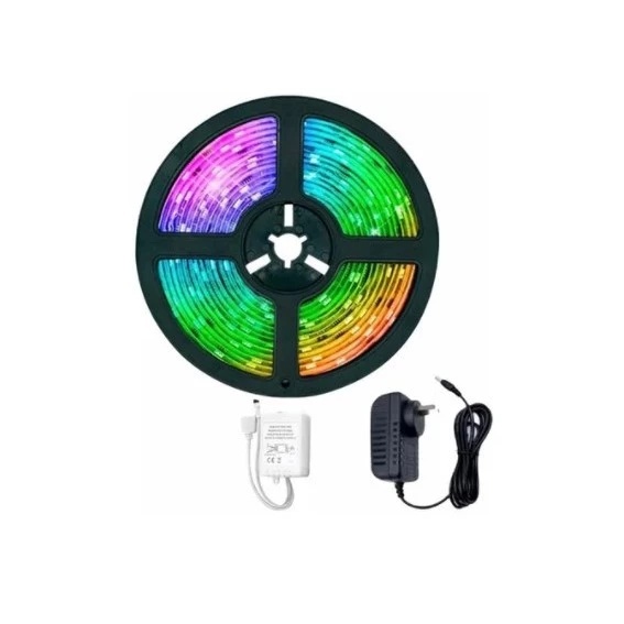 131,2 Pés/100 Pés 5v Rgb5050 Tira Conduzida Com Usb E Controle Remoto De 44 Teclas, Luz Colorida De Decoração De Fundo De Tv Para Sala De Estar, Iluminação Atmosférica De Quarto