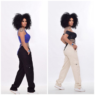 KIT 2 - Cargo Skate Sarja Bolso Lateral Larga Unissex