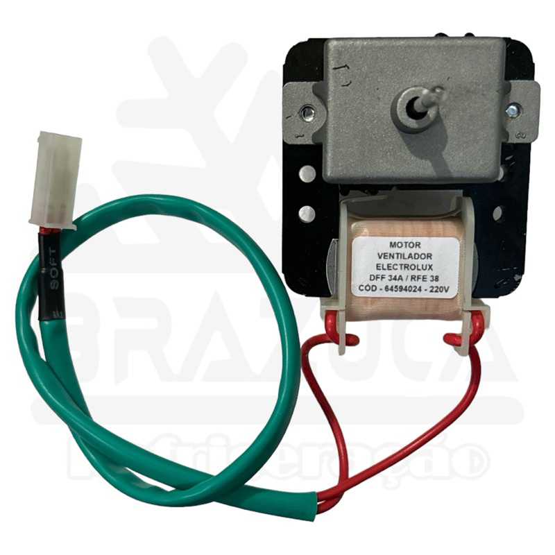 Motor Ventilador Geladeira Electrolux Df35a/dw42x 64594024 similar 220v.