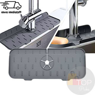 Tapete Protetor Para Pia De Silicone Tapete De Proteção De Torneira De Cozinha e Banheiro Protetor De Respingo em Oferta na Shopee