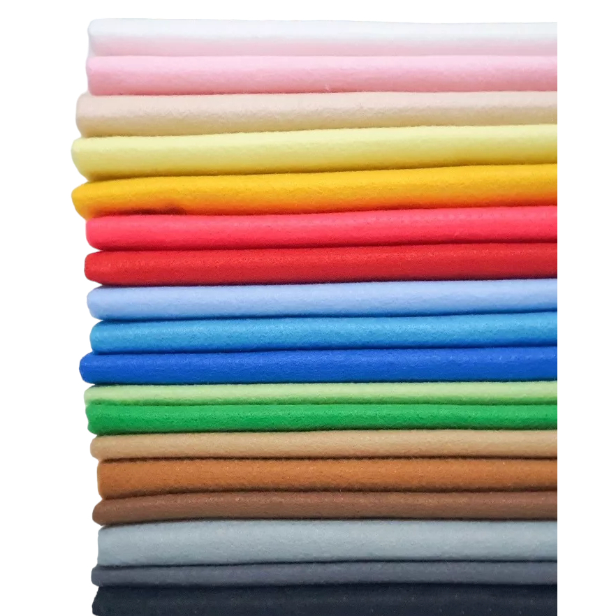 Imagem Kit Feltros Santa Fé com 18 Cores Artesanato - 35cm x 50cm