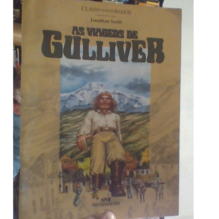 livro as viagens de gulliver, Jonathan Swift, ed melhoramentos