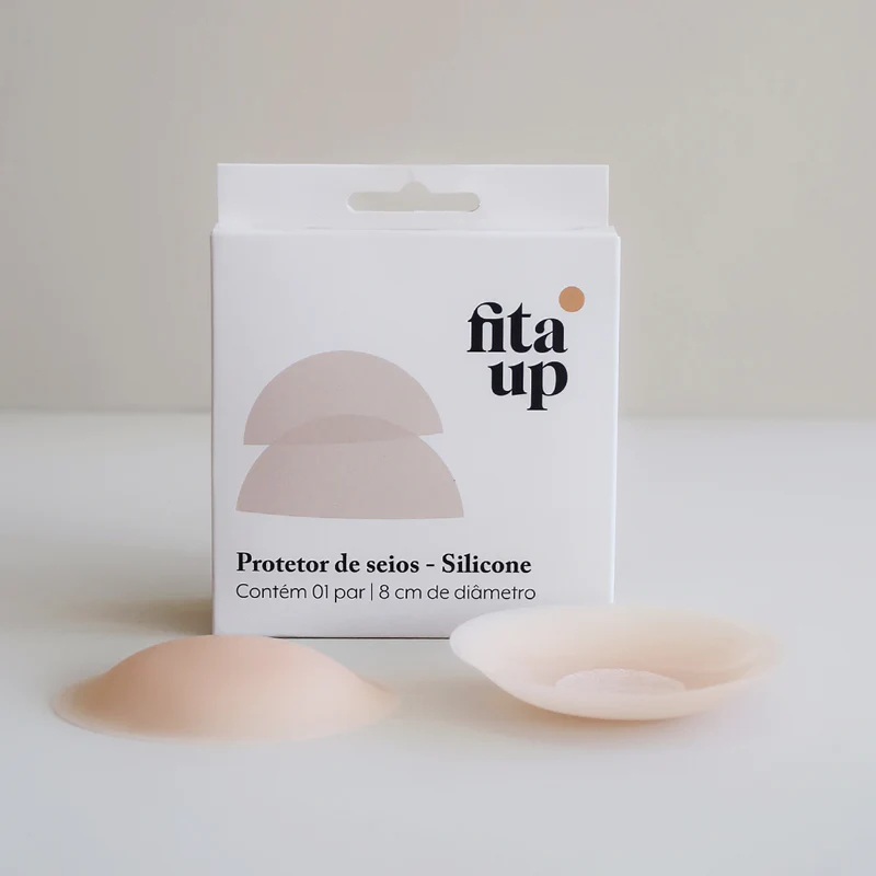 Protetor Tapa Bico do Peito Silicone Adesivo Reutilizável Sutiã Invisível 1 Par Fita UP