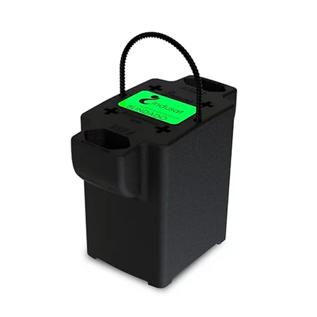 Auto Transformador Bivolt Blindado 1500VA 975W Tripolar 2P+T p/ Geladeira Lavadoras Eletrodomésticos