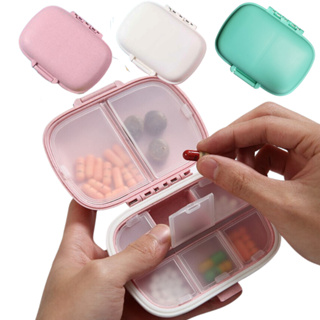 Caixa Porta Comprimidos e Suplementos Semanal Diário Seguro em Oferta na Shopee