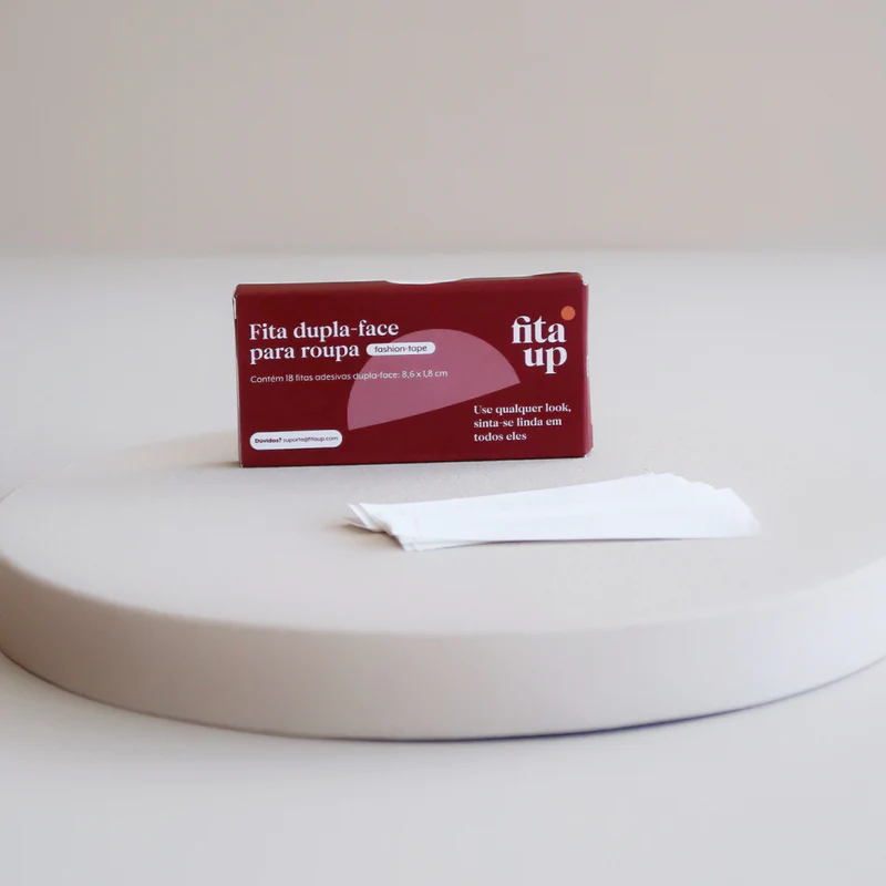 Kit 18 Fita Dupla Face Segura Decote Para Roupa e Corpo Fita UP