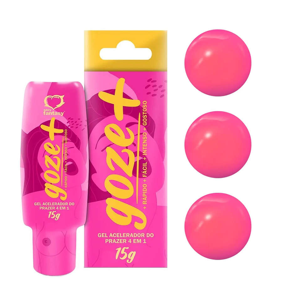 KIT Lubrificante Goze+ Acelerador do Prazer + Bolinha Explosiva Lubrificante Sexy Fantasy SEX SHOP em Oferta na Shopee