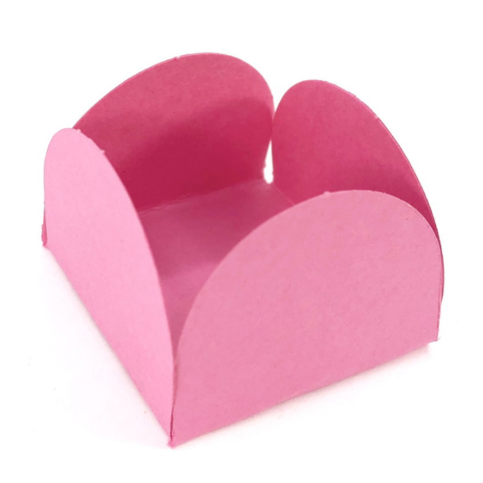 Forminhas para Doces 4 Pétalas Rosa Escuro 50 unidades NC Toys - Rizzo Distribuidora - Home & Living