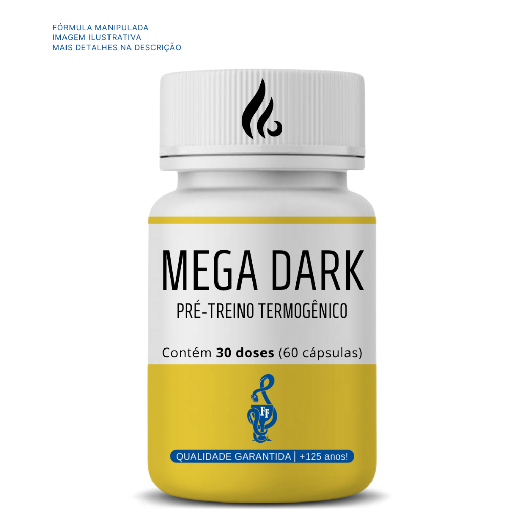 Mega Dark Termogênico 30 DOSES - Pré-treino