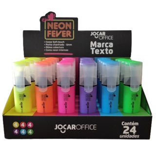 Marca Texto Neon Fever Jocar Office em Oferta na Shopee
