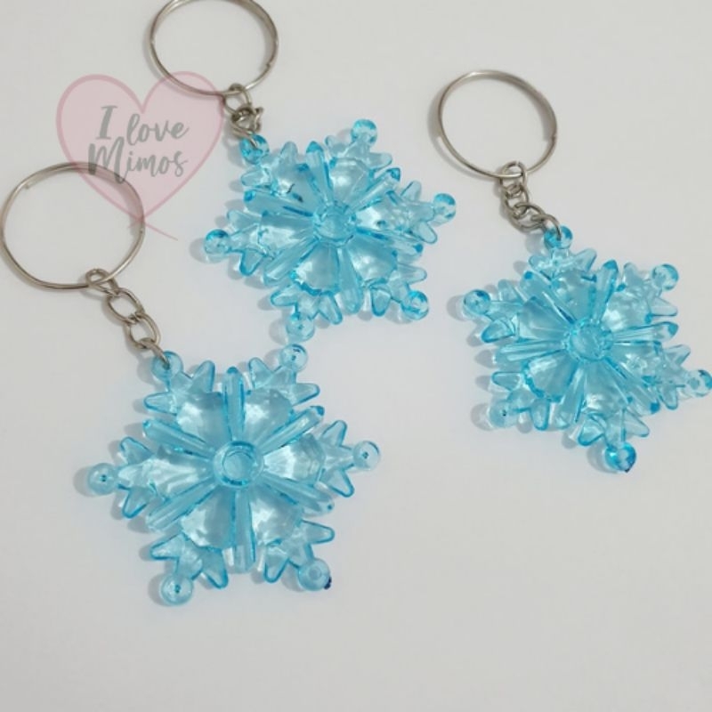 25 Chaveiros Floco de neve. Embalados. em Oferta na Shopee