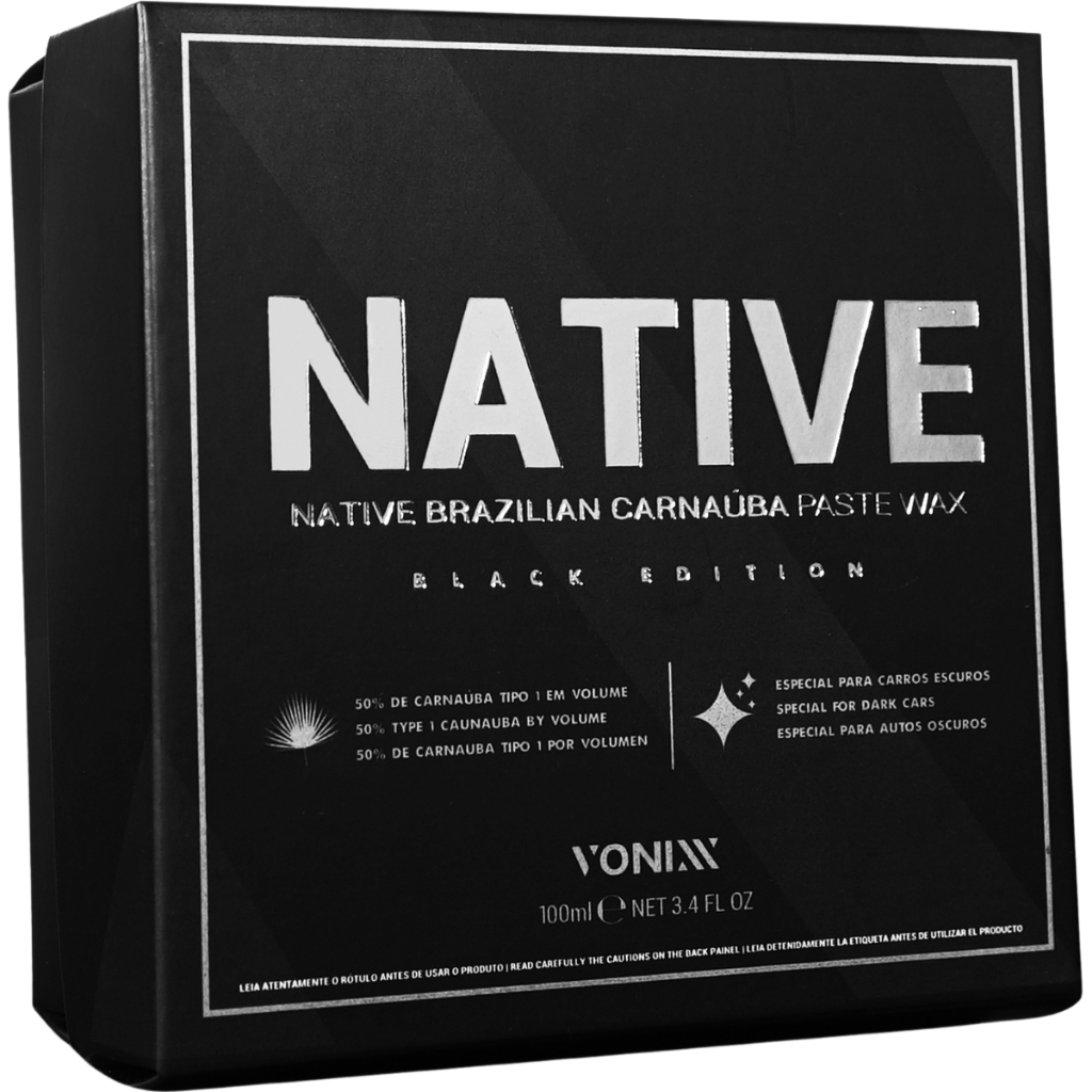 Native Paste Wax Black Edition Cera para Carro de Cores Escuras Vonixx - Spare Parts and Accessories for Vehicles